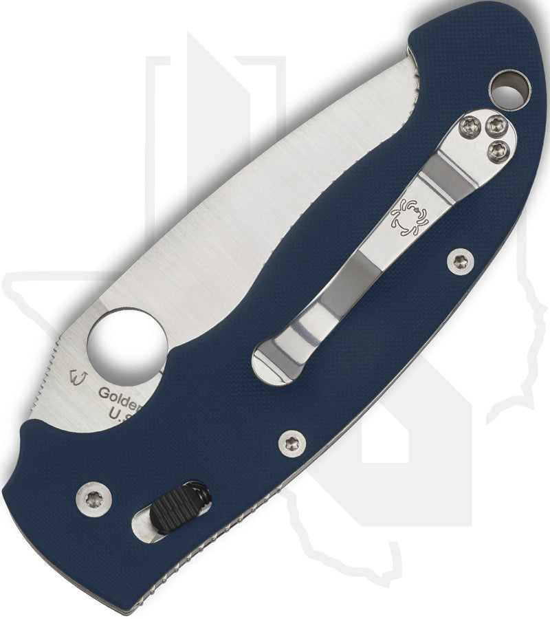 Spyderco Manix 2 XL C95GPCBL2 - Cobalt Blue G-10
