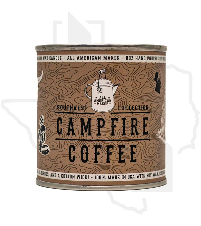 All American Maker 8oz Candle - Campfire Coffee