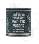 All American Maker 8oz Candle - Pacific Woods
