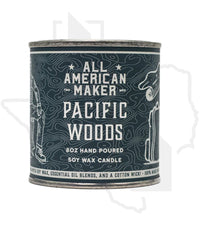 All American Maker 8oz Candle - Pacific Woods