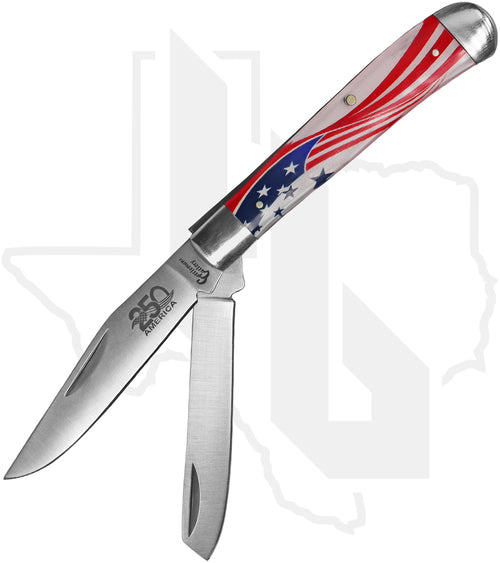 Cattleman's Cutlery Trapper CC0002A250 - American 250th Anniversary