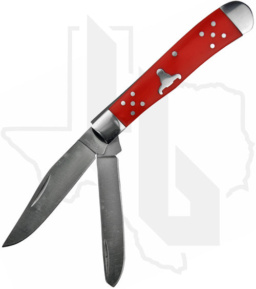 Cattleman's Cutlery Trapper CC0002RD - Red Delrin