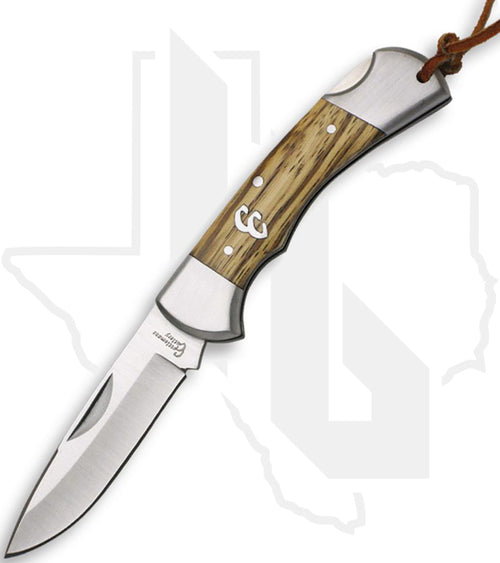 Cattleman's Cutlery Lockback CC0092ZW - Zebrawood