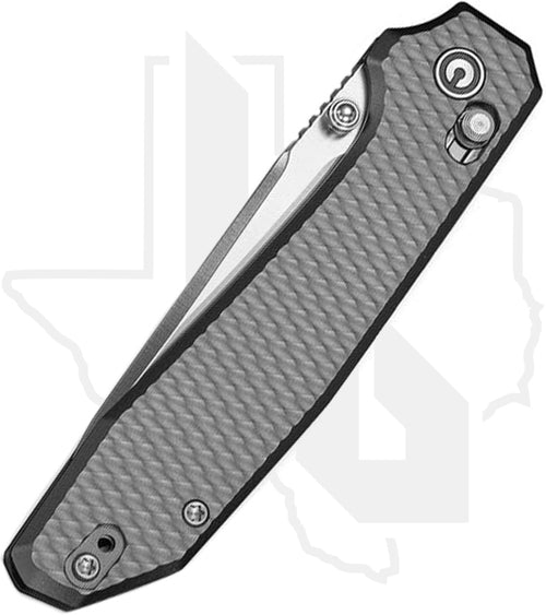 CIVIVI ELITE Tessera CE26029-1 - Diamond Patterned Gray Aluminum, Satin