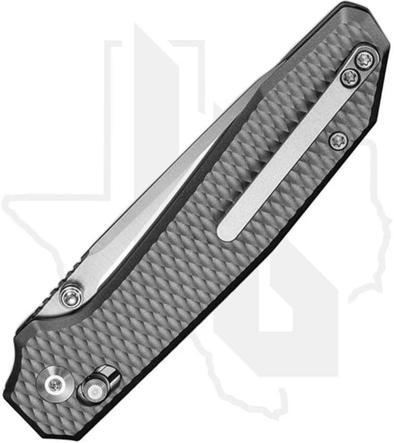 CIVIVI ELITE Tessera CE26029-1 - Diamond Patterned Gray Aluminum, Satin