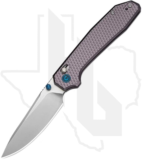 CIVIVI ELITE Tessera CE26029-2 - Diamond Patterned Purple Aluminum, Satin
