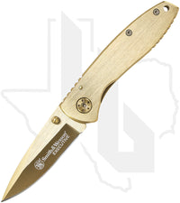Smith & Wesson Executive CK110GL - Stainless Steel, Gold Titanium Nitride