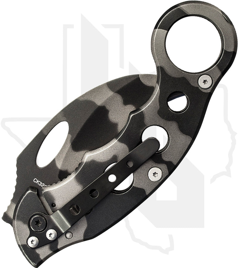 Smith & Wesson Extreme Ops Karambit CK32C - Stainless Steel, Urban Camo