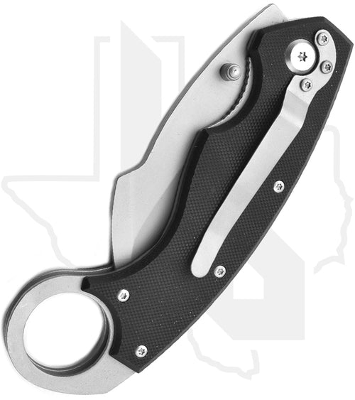Smith & Wesson Extreme Ops Karambit CK33 - Black G-10, Bead Blasted