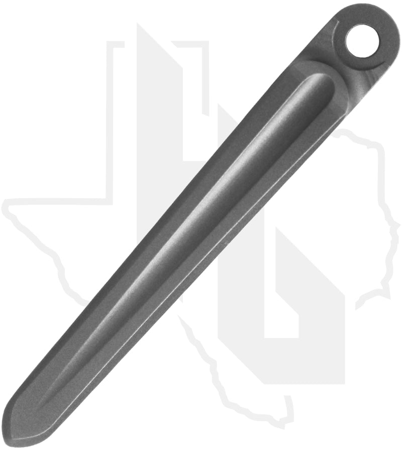 Millit Knives V1 Single Groove CRK Clip - Glass Blasted Titanium