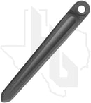 Millit Knives V1 Single Groove CRK Clip - Sandblasted Titanium