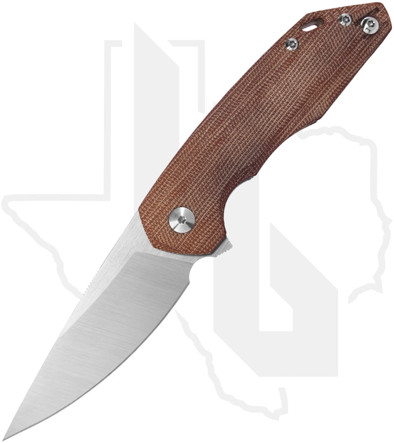 GiantMouse ACE Corta CORTA-NAT-CANVAS - Satin, Natural Canvas Micarta