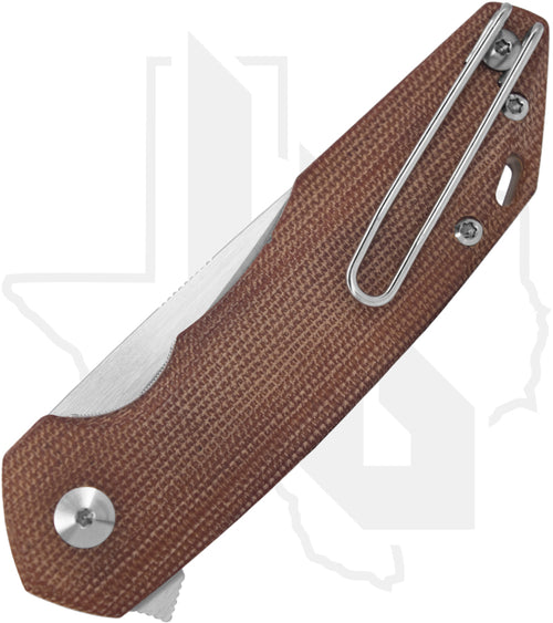 GiantMouse ACE Corta CORTA-NAT-CANVAS - Satin, Natural Canvas Micarta