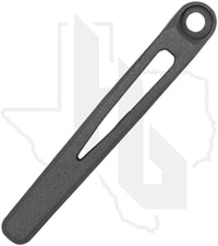 Chris Reeve Knives MIM Clip CRK-5049 - Sandblasted Titanium Pocket Clip, L31, S31, UMN