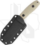 Reiff Knives Circadian CS119GCMBLKA - Sheepsfoot, Stonewashed, Green Canvas Micarta