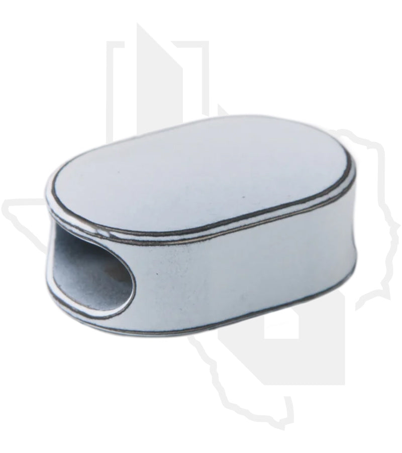 NotoriousEDC Capsule Slim Bead - White Cerakote Titanium