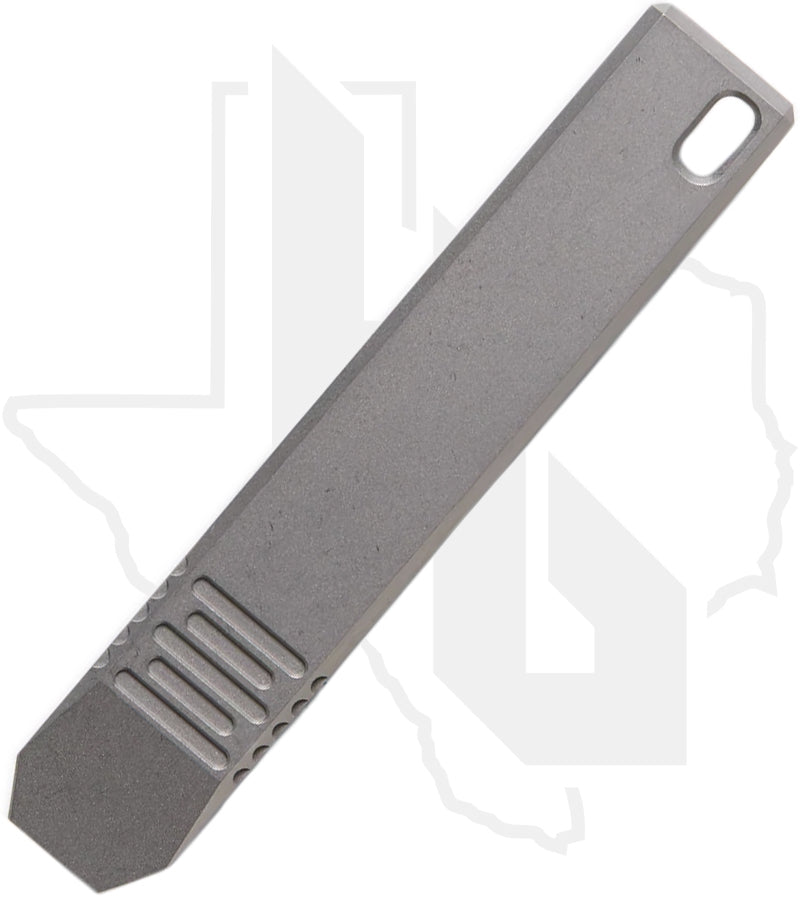 NotoriousEDC Dirty Deeds Pry Bar - Stonewashed Titanium