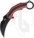 Skallywag Tactical Deep 6 Karambit - Black/Red