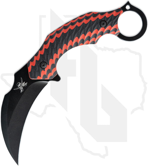 Skallywag Tactical Deep 6 Karambit - Black/Red