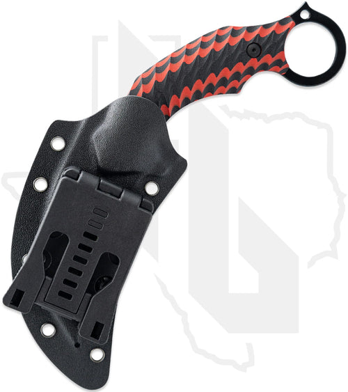 Skallywag Tactical Deep 6 Karambit - Black/Red
