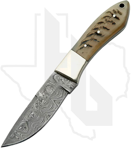 SZCO Hunter DM-1050RM - Ram's Horn, Damascus