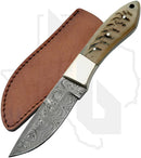 SZCO Hunter DM-1050RM - Ram's Horn, Damascus