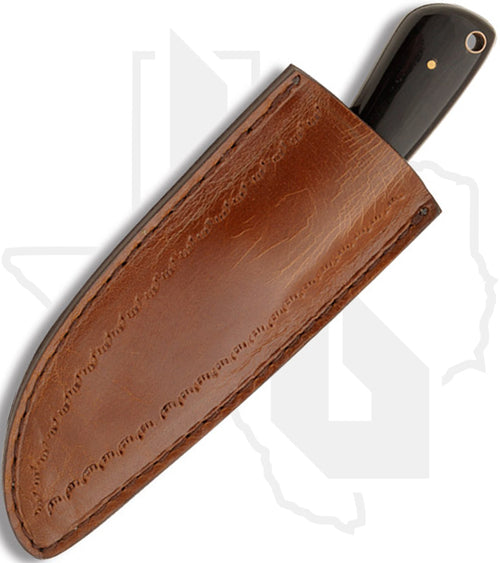 SZCO The Wedge DM-1072 - Wood & Buffalo Horn, Damascus