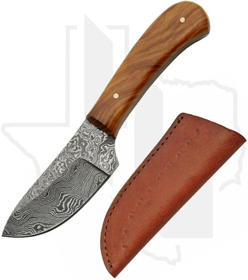 SZCO Skinner DM-1080OW - Olivewood, Damascus