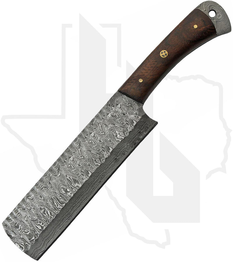 SZCO Hammer Cleaver DM-1265 - Wood, Damascus