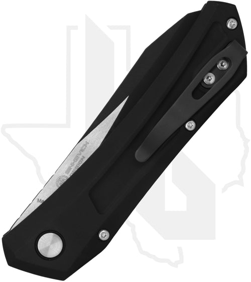 Pro-Tech Oligarch DS103-LTD - Black Aluminum, DLC/Satin, Mother of Pearl Button