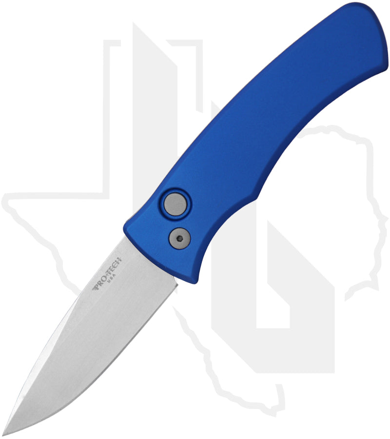 Pro-Tech Duke 2 DUKE2101-BLUE - Blue Aluminum, Stonewashed