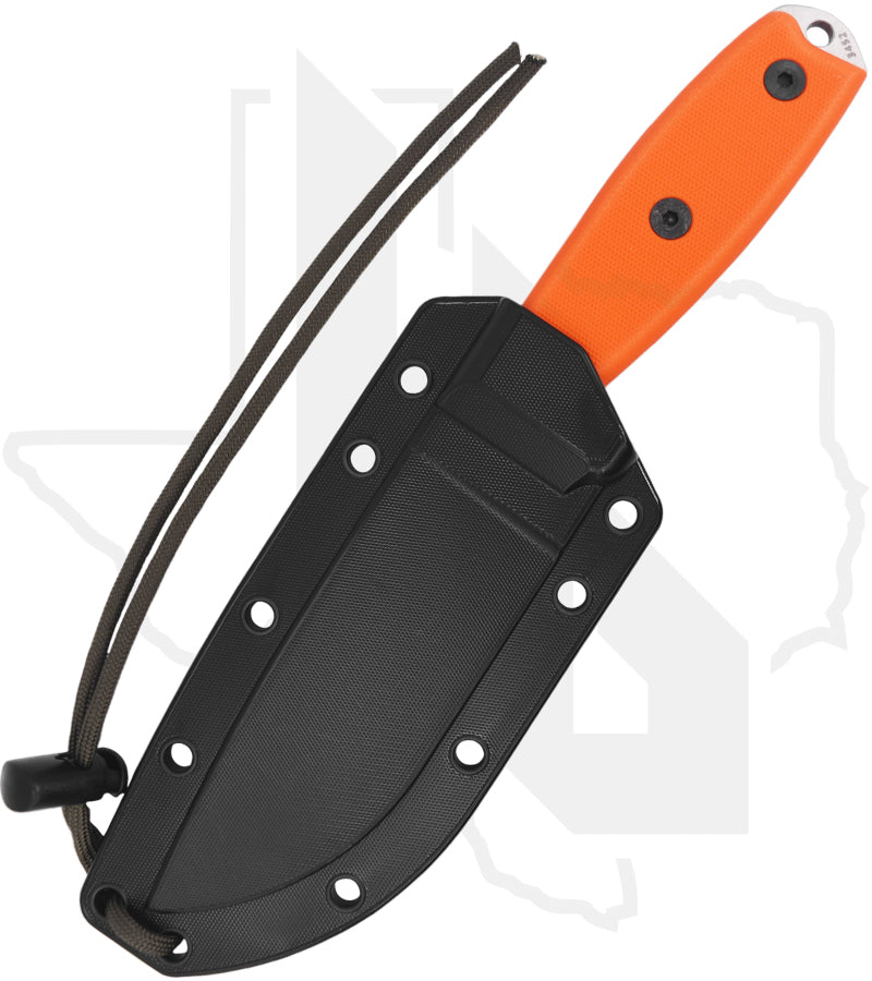 ESEE Knives ESEE-4 ESEE-4P35V-OR - Orange G-10, Stonewashed