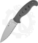 Spyderco Sprint Run Temperance FB05SGY - Gray FRN, SpyderEdge
