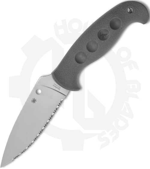 Spyderco Sprint Run Temperance FB05SGY - Gray FRN, SpyderEdge
