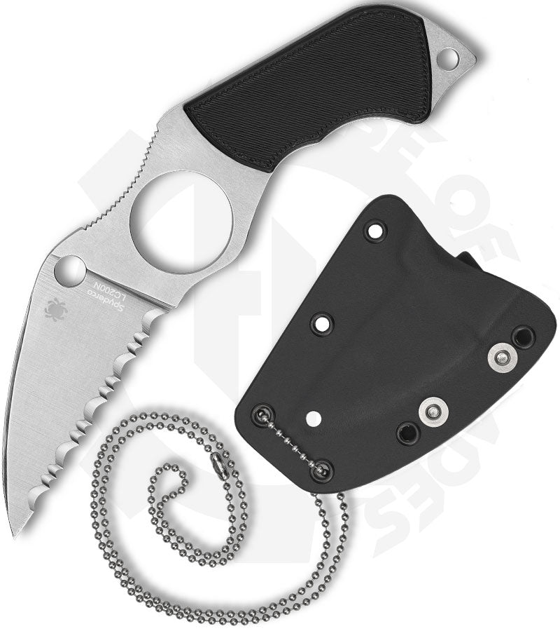 Spyderco Swick 6 FB14S6 - Black G-10, SpyderEdge