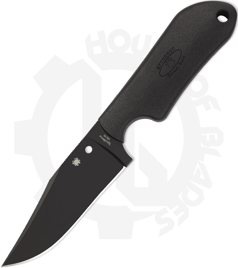 Spyderco Street Beat FB15PBBK - Black, Black FRN