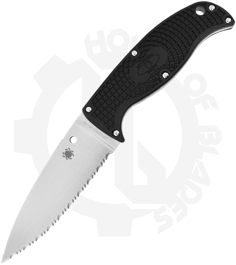 Spyderco Enuff 2 FB31SBK2 - Black FRN, SpyderEdge