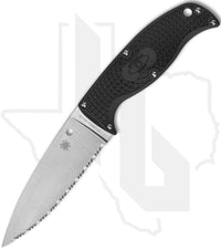 Spyderco Enuff 2 FB31SBK2 - Black FRN, SpyderEdge
