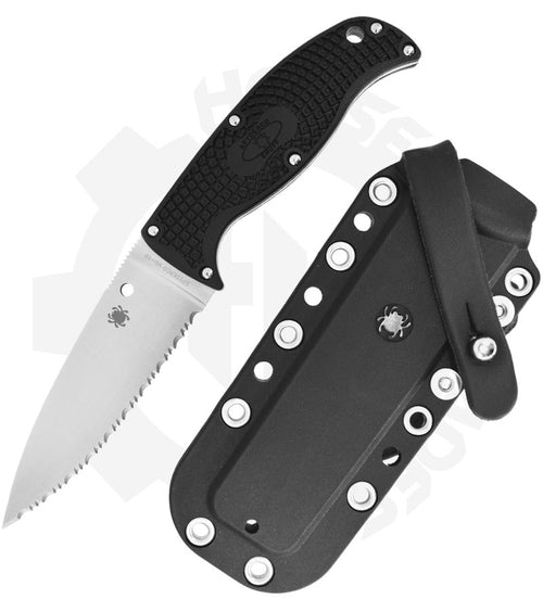 Spyderco Enuff 2 FB31SBK2 - Black FRN, SpyderEdge