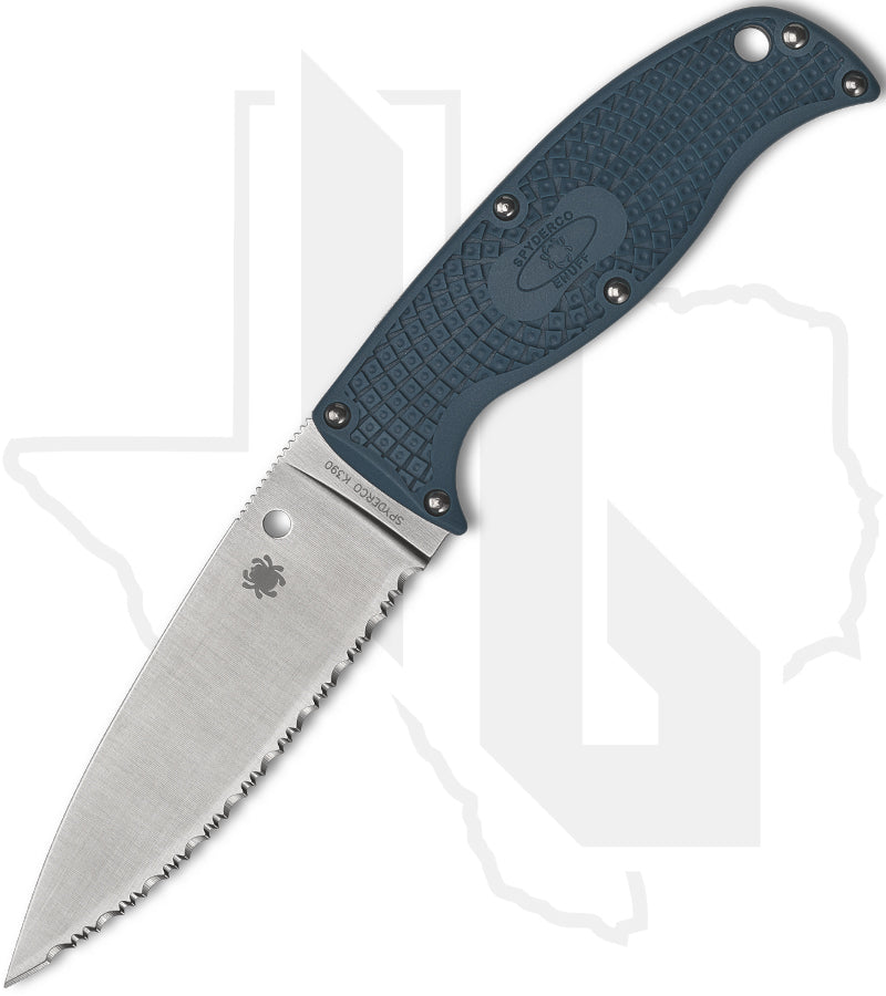 Spyderco Enuff 2 FB31SBL2K390 - Blue FRN, SpyderEdge