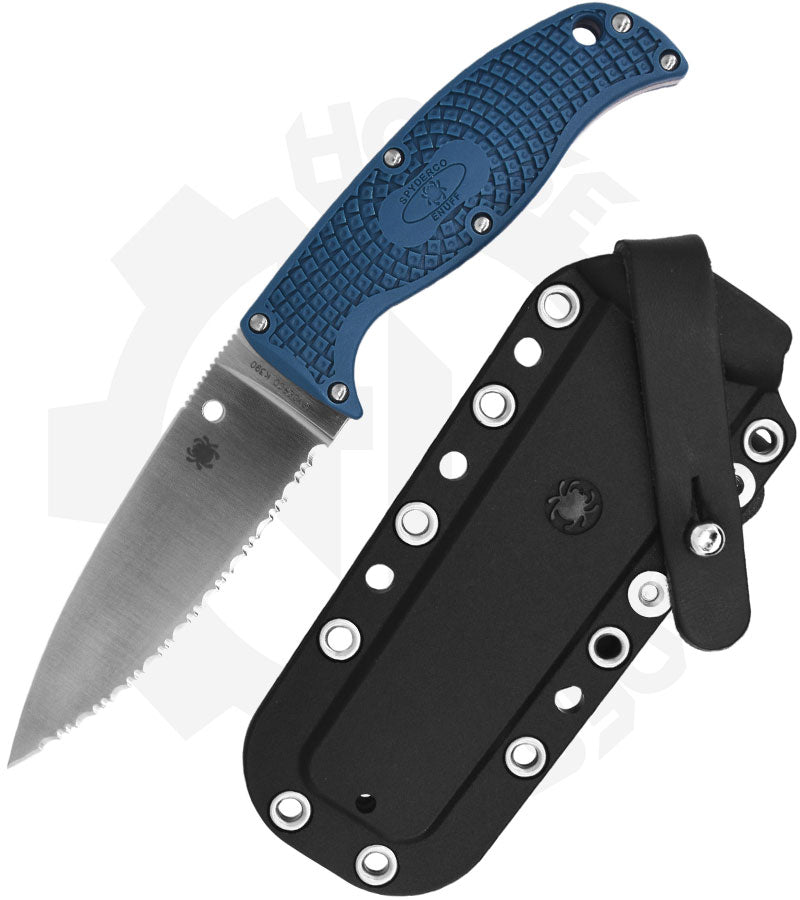 Spyderco Enuff 2 FB31SBL2K390 - Blue FRN, SpyderEdge