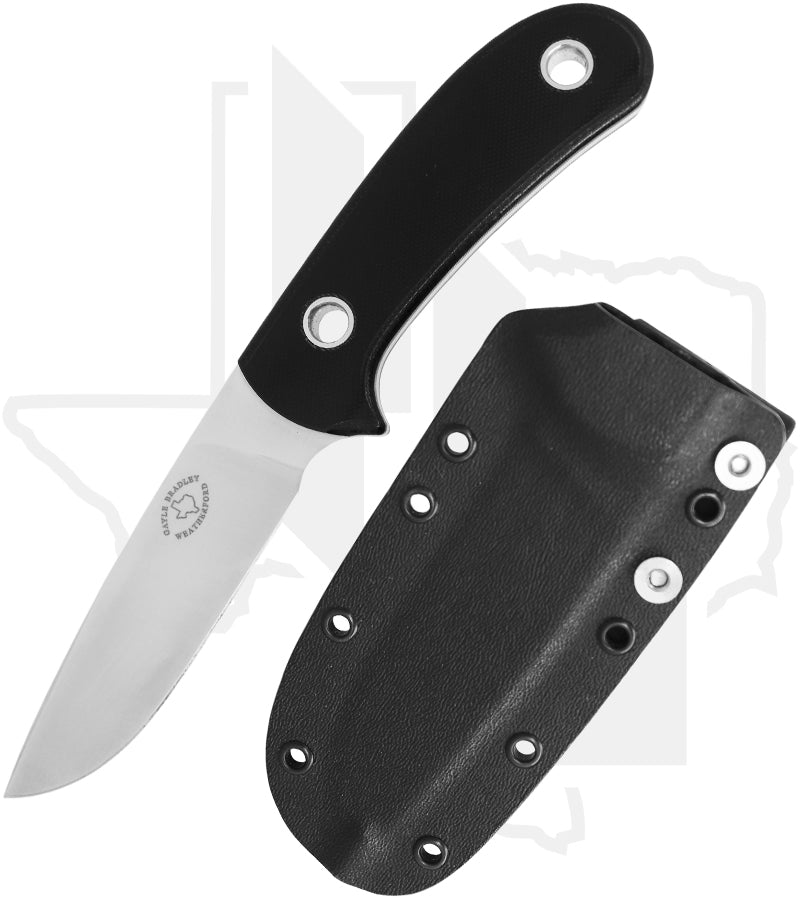 Gayle Bradley Custom Fixed Blade #4 - Black G-10, Satin (Pre-Owned)