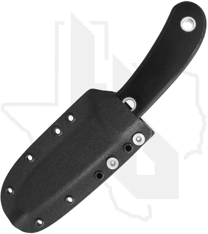Gayle Bradley Custom Fixed Blade #4 - Black G-10, Satin (Pre-Owned)