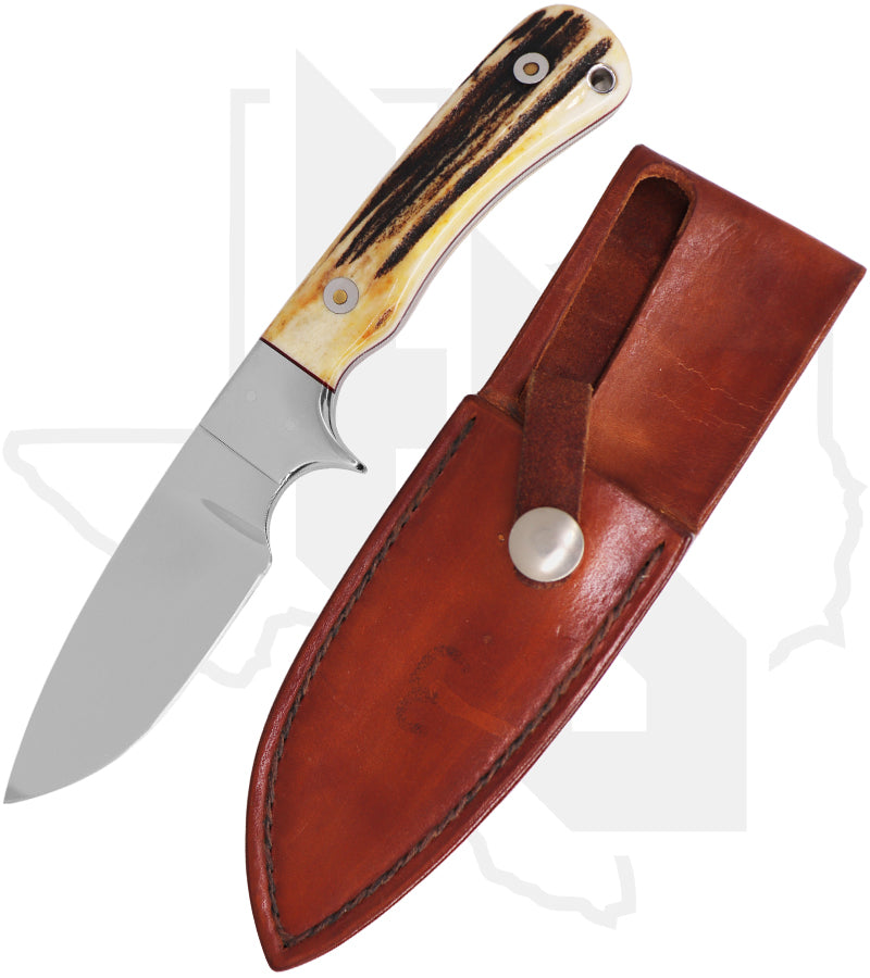 Gayle Bradley Custom Fixed Blade #3 - Stag, Polished (Pre-Owned)