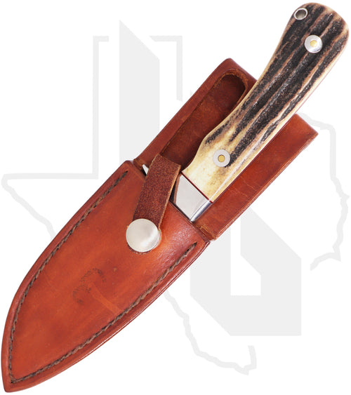 Gayle Bradley Custom Fixed Blade #3 - Stag, Polished (Pre-Owned)
