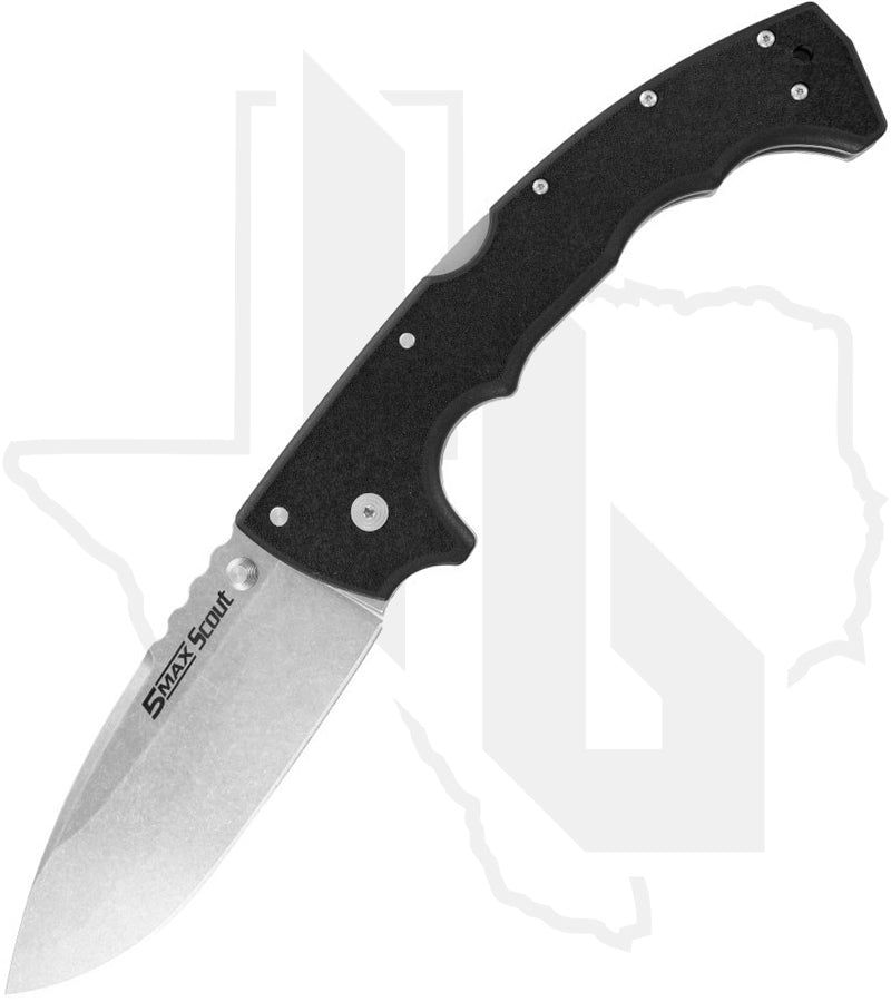 Cold Steel 5-Max Scout FL-50MXST - Black GRN, Stonewashed