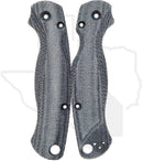 Flytanium Para Military 2 Lotus Scales FLY-0806 - Black Canvas Micarta