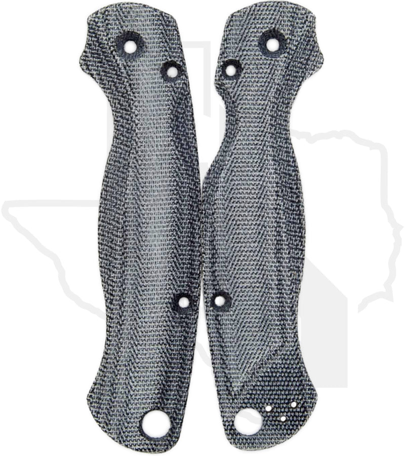 Flytanium Para Military 2 Lotus Scales FLY-0806 - Black Canvas Micarta