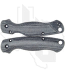 Flytanium Para Military 2 Lotus Scales FLY-0806 - Black Canvas Micarta