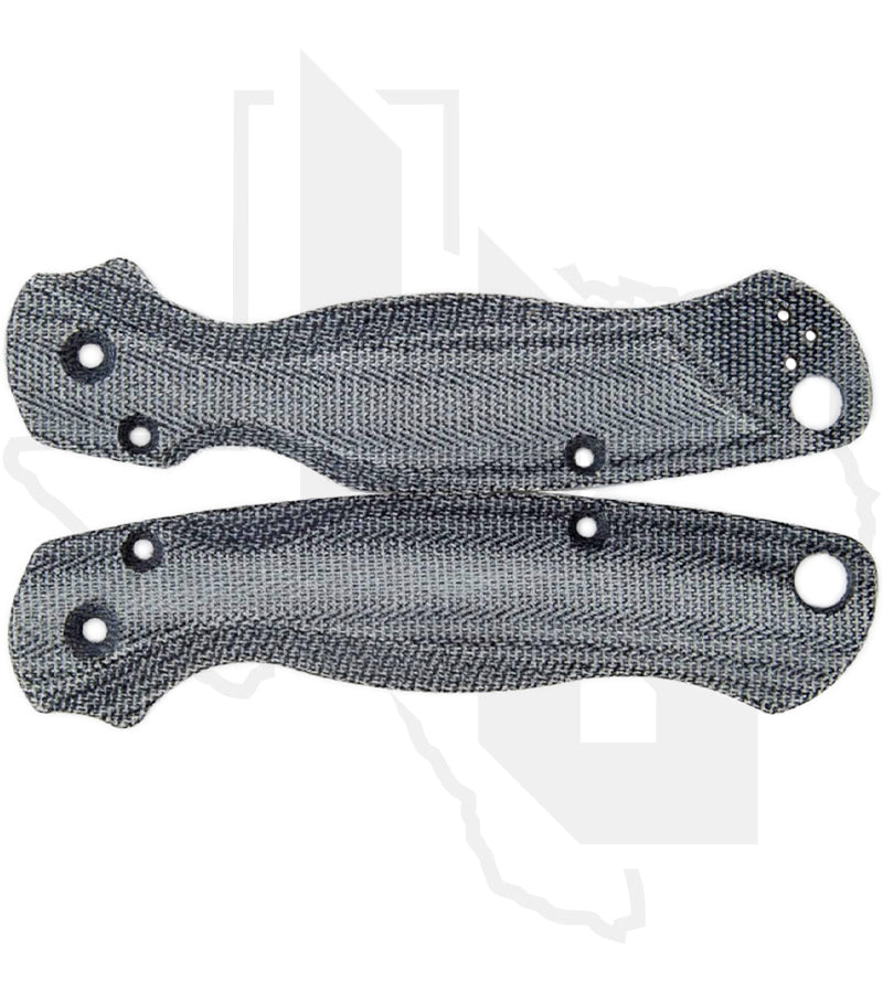 Flytanium Para Military 2 Lotus Scales FLY-0806 - Black Canvas Micarta